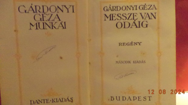 Grdonyi Gza: Messze van odig