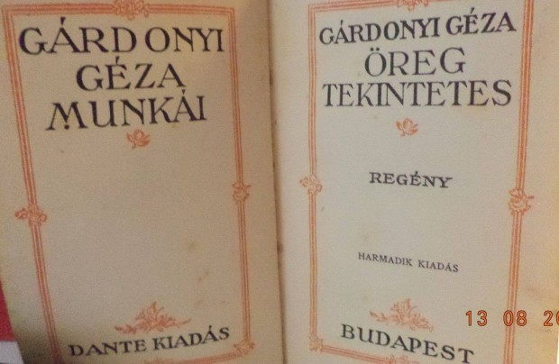 Grdonyi Gza: reg tekintetes