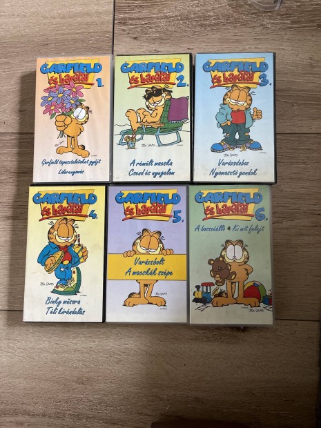 Garfield 1-6 pakk vhs 