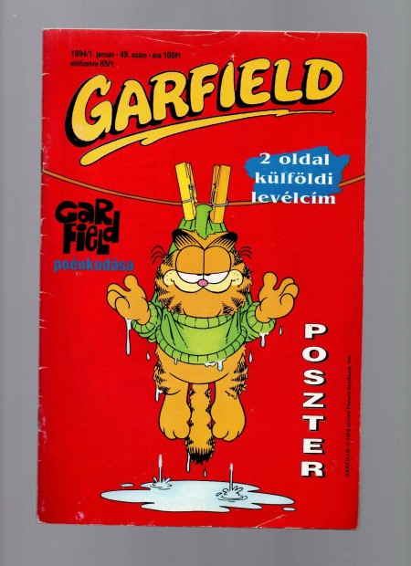 Garfield 49. szm 1994/1 - j llapot