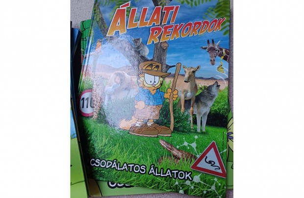 Garfield llati rekordok Spar matrics album csodlatos llatok