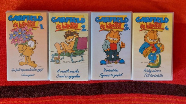 Garfield s bartai 1-4. VHS