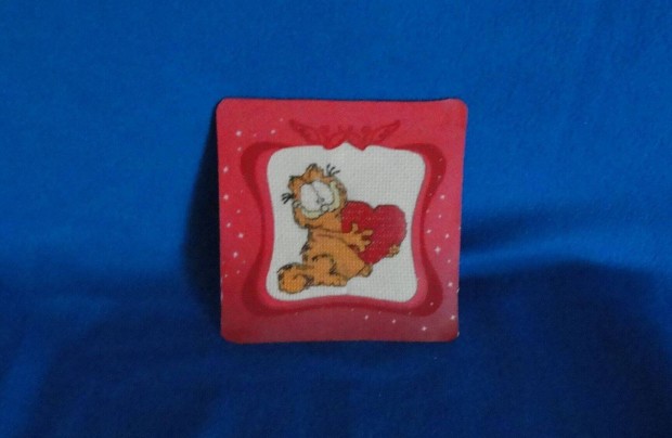 Garfield kp keresztszemes hmzs 12,5*12,5 cm