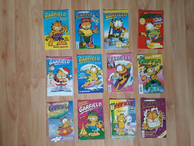 Garfield képregények sürgősen gyűjtőnek ajándéknak kreatívkodónak,írj!