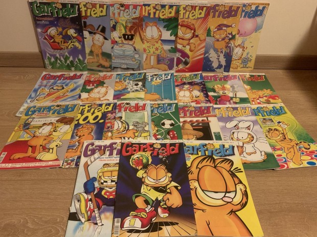 Garfield magazinok 2005-s s 2006-os kpregnyek (24db)