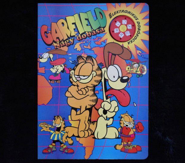 Garfield nagy dobsa - retro trsasjtk elektronikus dobkockval