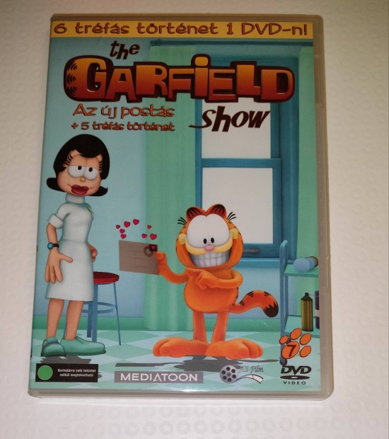 Garfield show rajzfilm Az j posts + 5 trtnet dvd