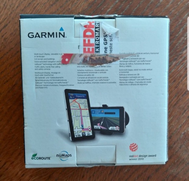Garmin 3790 autós gps LTM frissítéssel