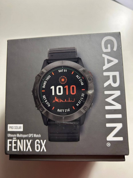 Garmin Fenix 6X Pro Solar elad!