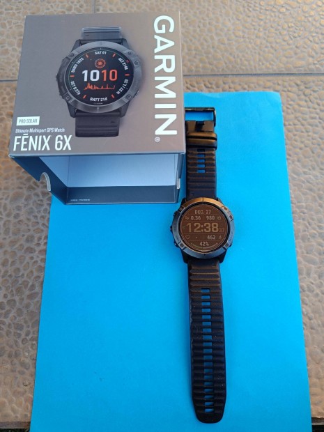 Garmin Fenix 6X Pro Solar ra elad!