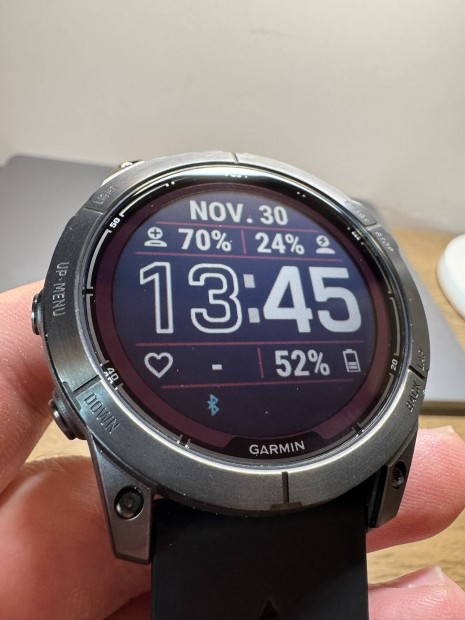 Garmin Fenix 7X Pro Sapphire Solar Titanium, vadonatj 36 h Navigate