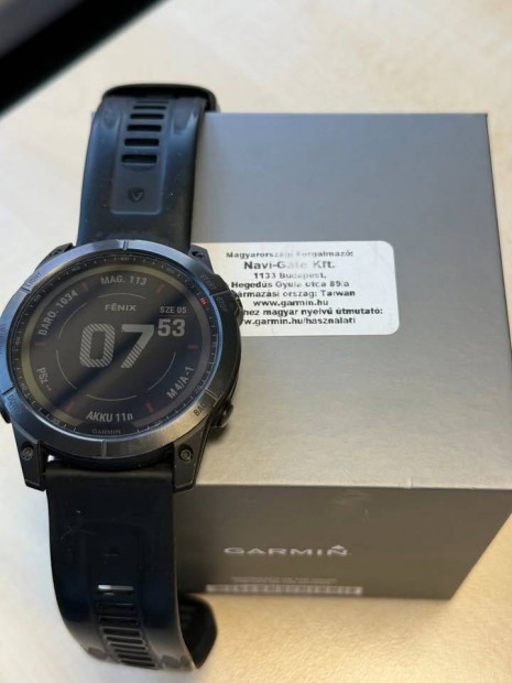 Garmin Fenix 7X Sapphire Solar okosra elad