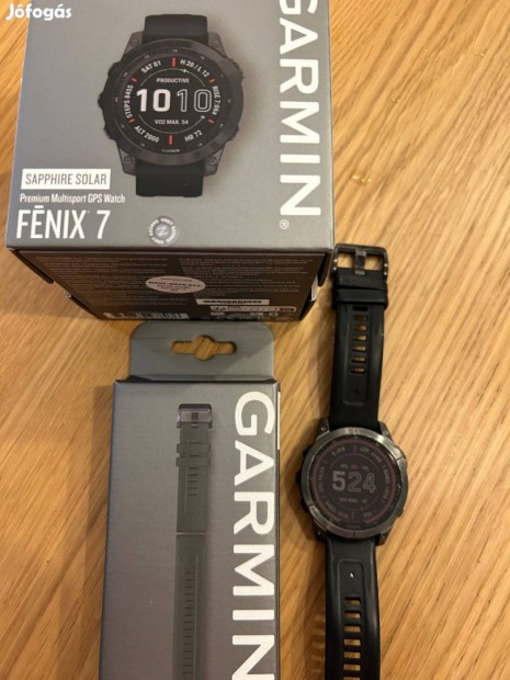 Garmin Fenix 7 Sapphire Solar Bluetooth, 12 h garancia