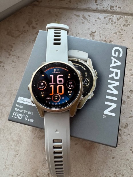 Garmin Fenix 8 43mm Sapphire jszer!