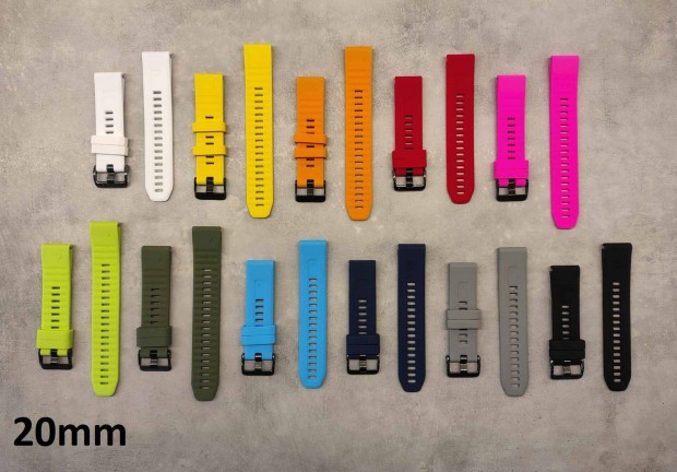 Garmin Fenix 8 7 6 5 stb. Quickfit óraszíj minden méretben