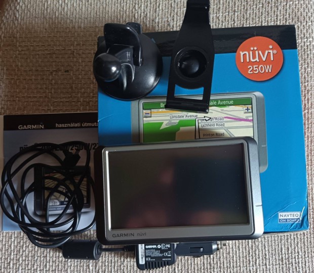 Garmin Nuvi 250W GPS, navigci