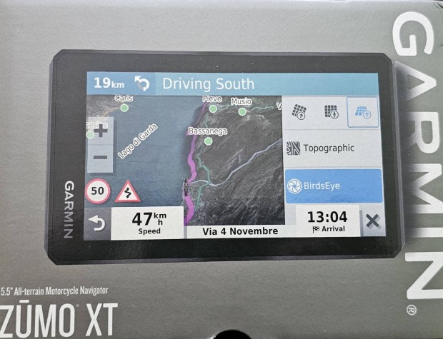 Garmin Zumo XT motoros navigáció