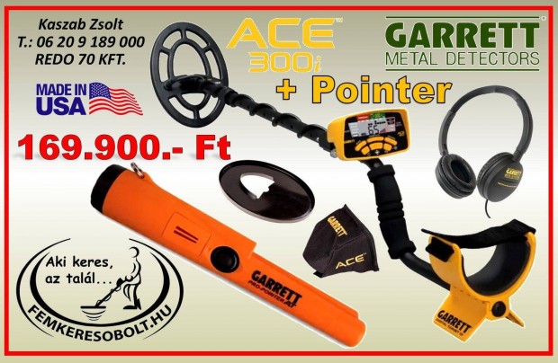 Garrett ACE 300i j fmkeres fmdetektor