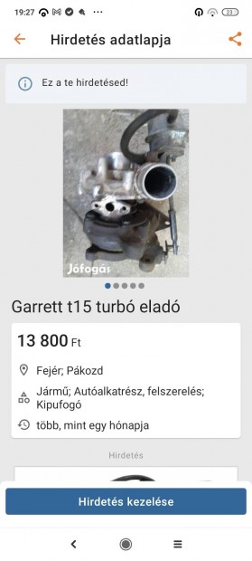 Garrett t15 turb 