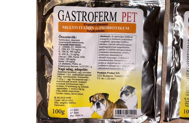 Gastroferm Pet Multivitsmin s Probiotikum 100g bontatlan