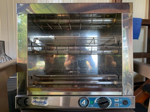 Gasztro Aristarco Olasz kétszintes toaster melegszendvics sütő