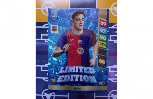 Gavi (Barcelona) Panini Fifa 365 2025 Limited krtya