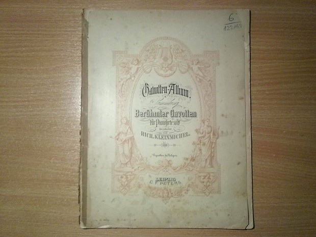 Gavotten Album - Hres gavotte-gyjtemny pianoforte szlra