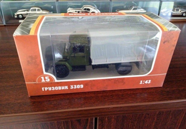 Gaz 3309 ponyvas "Nasi Gruzoviki" kisauto modell 1/43 Elad