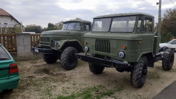 Gaz-66 4x4 V8 benzines teljesen felújított állapotban!
