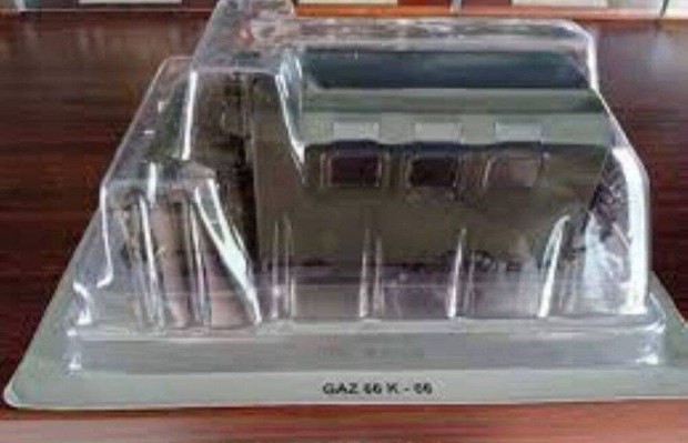 Gaz 66 dobozos "Lengyel TGK DEA" kisauto modell 1/43 Elad