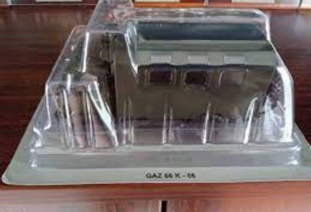Gaz 66 dobozos "Lengyel TGK DEA" kisauto modell 1/43 Elad