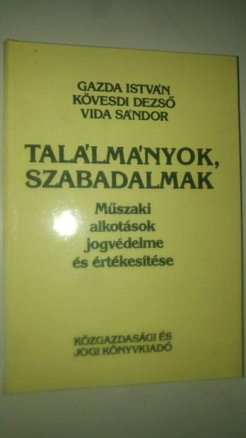 Gazda Kvesdi Vida Tallmnyok, szabadalmak