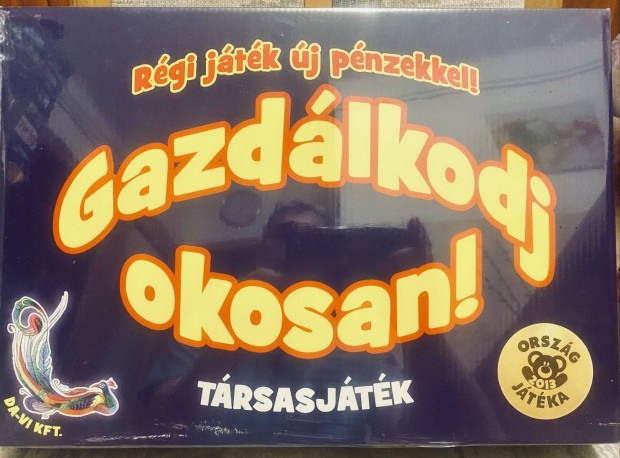Gazdálkodj okosan társasjáték (bontatlan új)