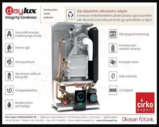 Gázkazán , Kombi , Kondenzációs (használt) eladó!