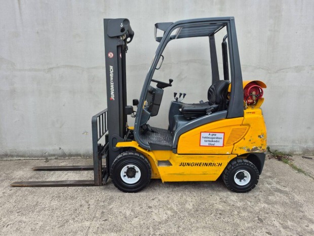 Gzzem targonca Jungheinrich 1.6 t teherbrs 3.3 m emels oldalmozg