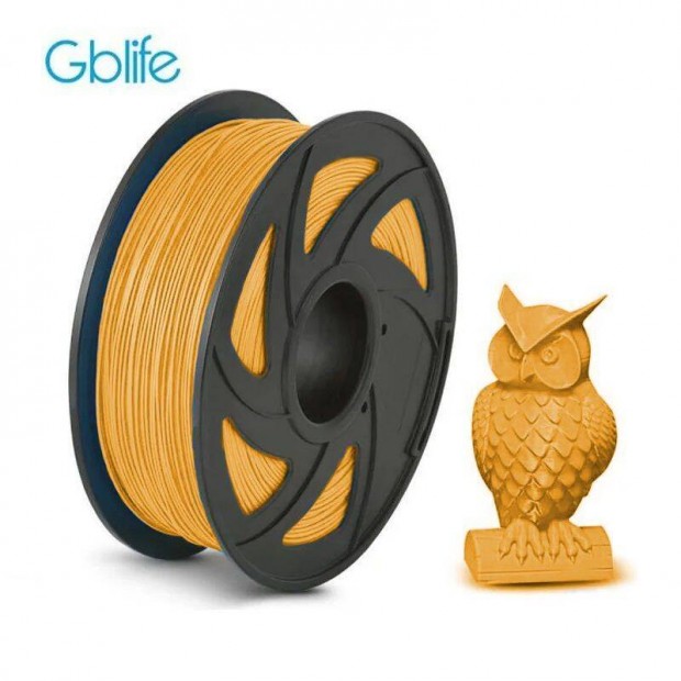 Gblife PLA filament, 1.75mm, 1kg - mangósárga (20200430)