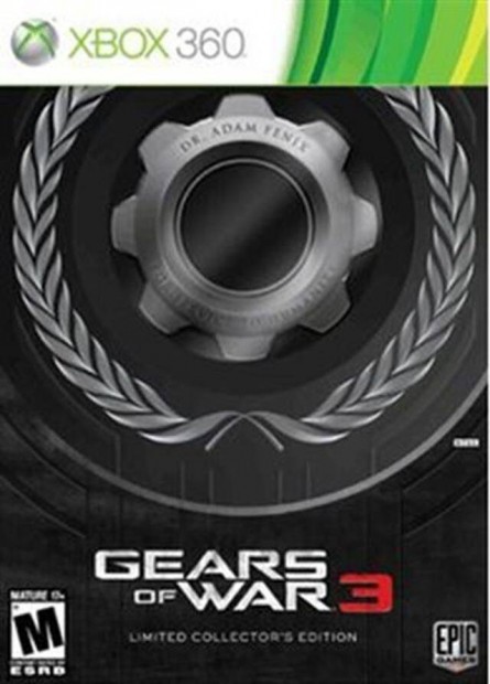Gears Of War 3 (18) Limted CE eredeti Xbox 360 jtk