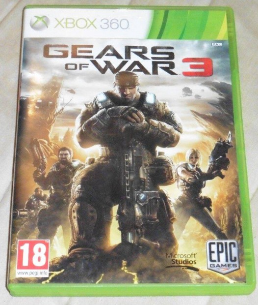 Gears Of War 3. Angolul Gyri Xbox 360, Xbox ONE, Series X Jtk Akr