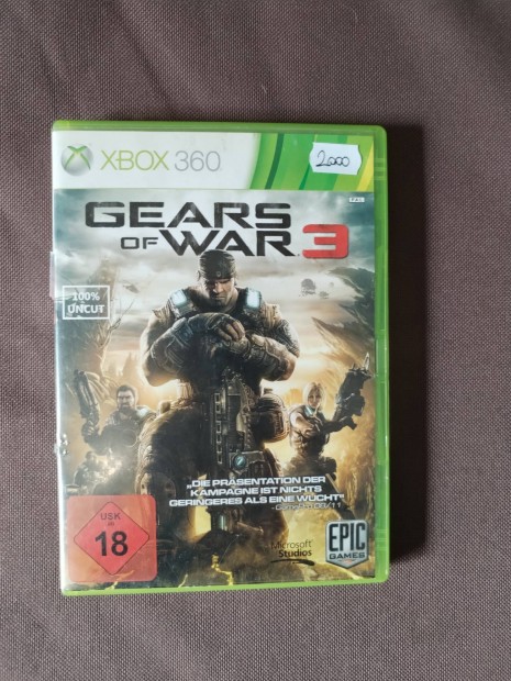 Gears of War 3 Xbox 360 jtk 