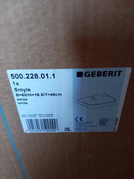 Geberit Smyle 60x48 cm kzmos eolad (500.228.01.1)