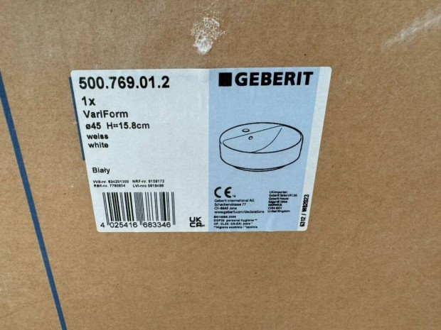 Geberit Variform kr alak mosd (j) 60.000 Ft helyett!!