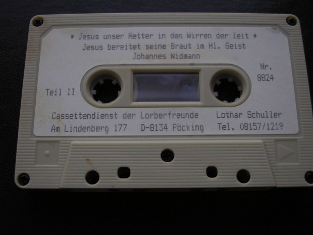 Geist Johannes : Jesus. gyári műsoros kazetta , használt