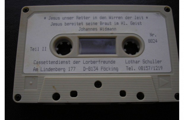 Geist Johannes : Jesus. gyri msoros kazetta , hasznlt