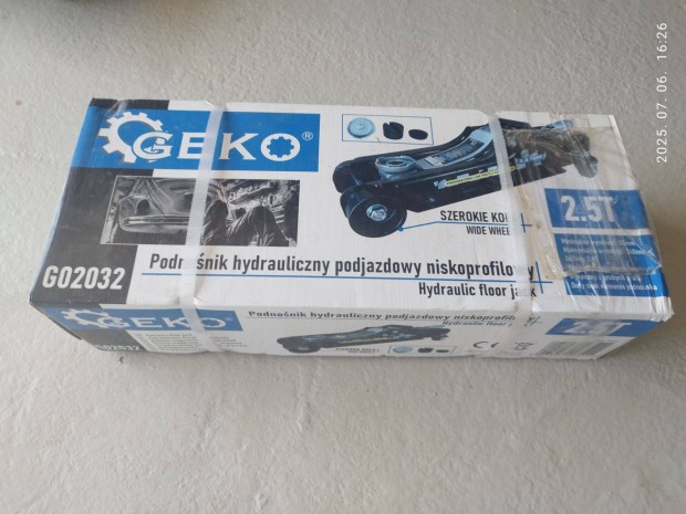 Geko 2,5 tonnás alacsony profilú krokodil emelő 80-365 mm