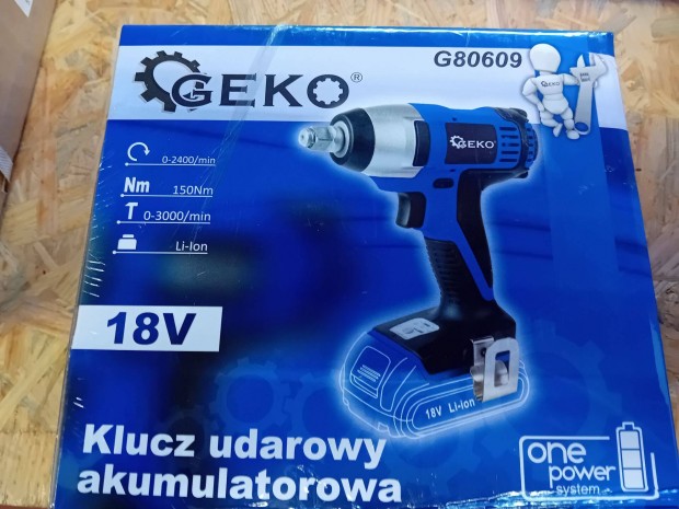 Geko Akkumulátoros 18V-os lítium-ionos ütvecsavarozó G80609