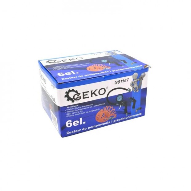 Geko Levegs kszlet kompresszor szett pneumatikus szett levegs kie