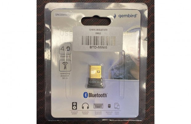 Gembird Btd-Mini5 BLUETOOTH 4.0 USB Adapter