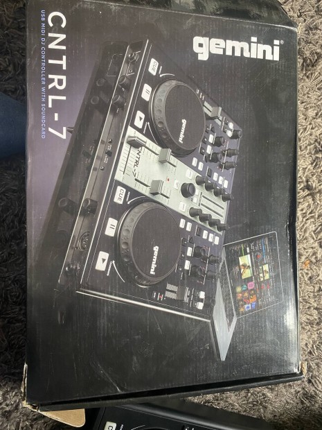 Gemini Cntr 7 Dj mixer pult usb Line Mikrofon stb