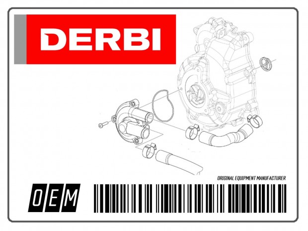 Genertorfedl OEM Derbi D50B0 Euro 4 2018-hoz
