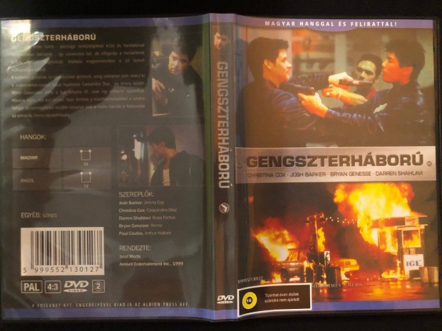 Gengszterhbor DVD (ritkasg, Christina Cox, Josh Barker)